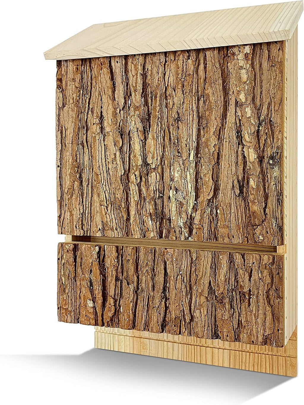 Bat Houses for Outdoors for Tree, Real Bark, 2 Chamber