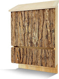 Bat Houses for Outdoors for Tree, Real Bark, 2 Chamber