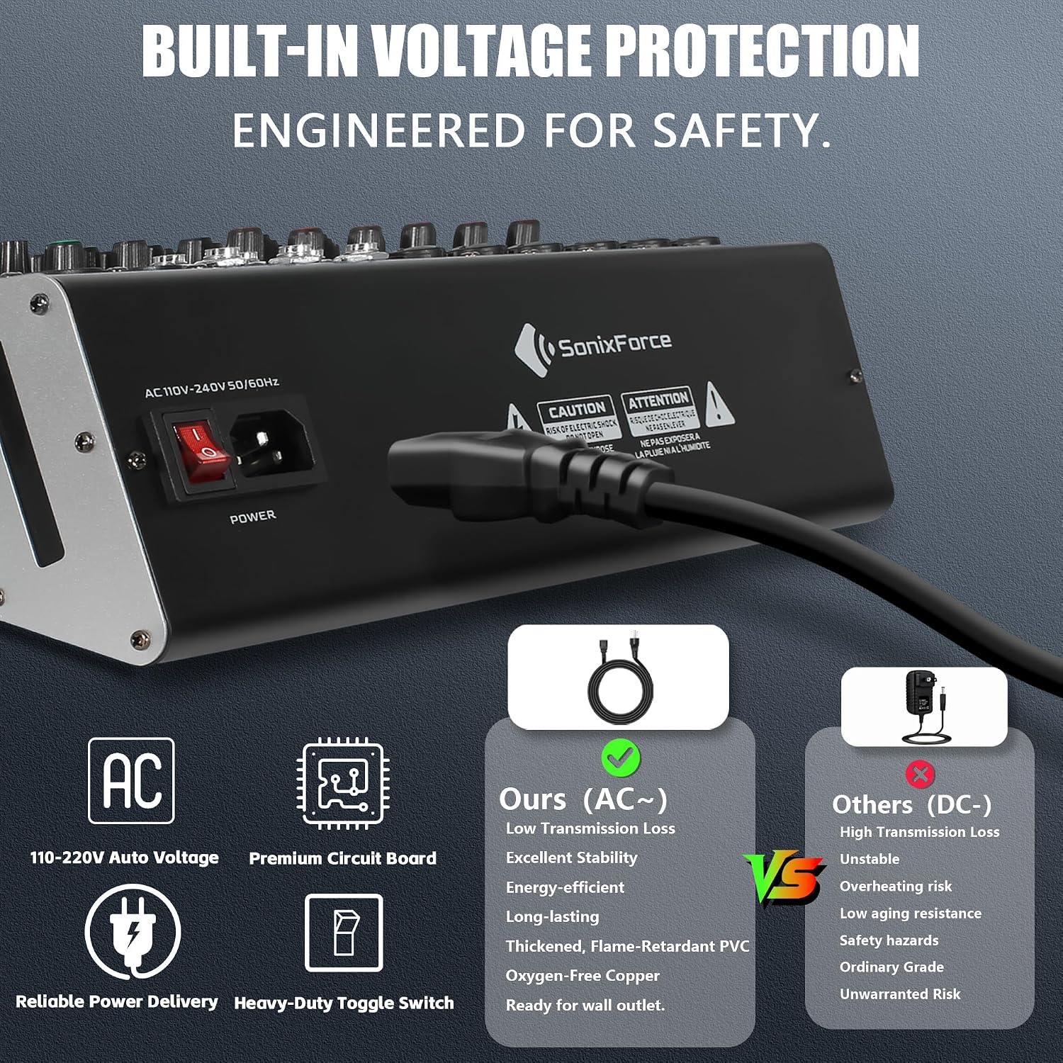 4 Channel Audio Mixer, 99 DSP Effects Sound Board Console | 4 Channel DJ Mixer for Recording & Streaming, USB Drive