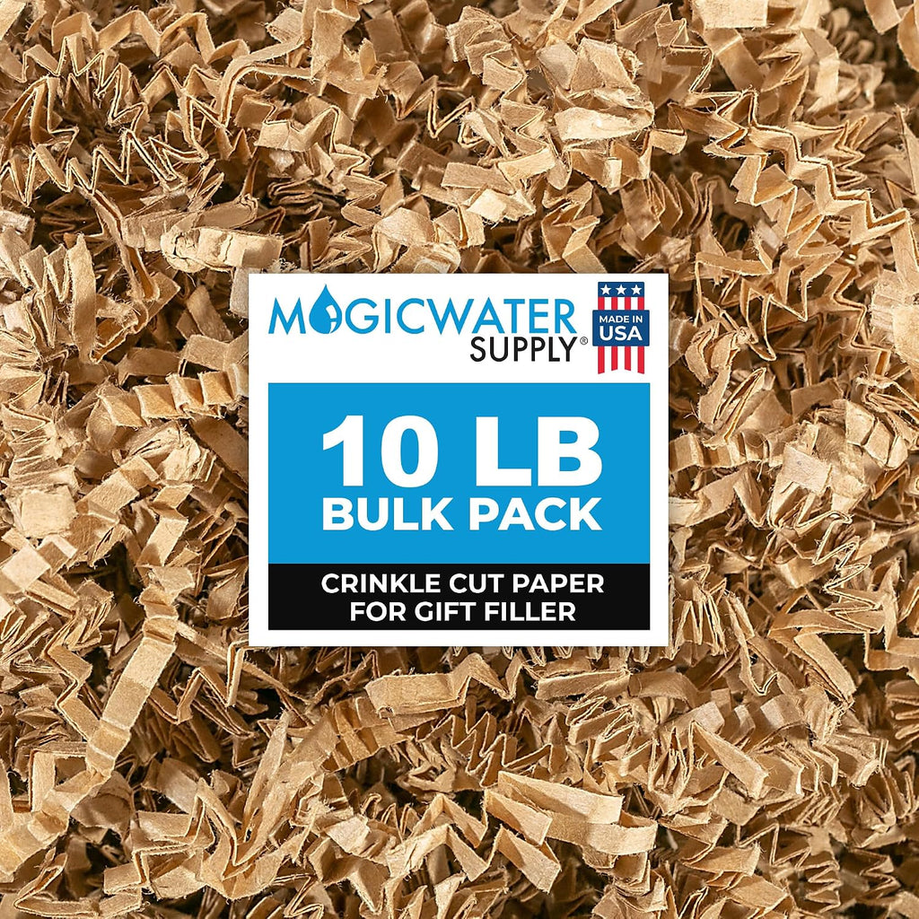 Crinkle Cut Paper for Gift Basket - 10LB - Kraft