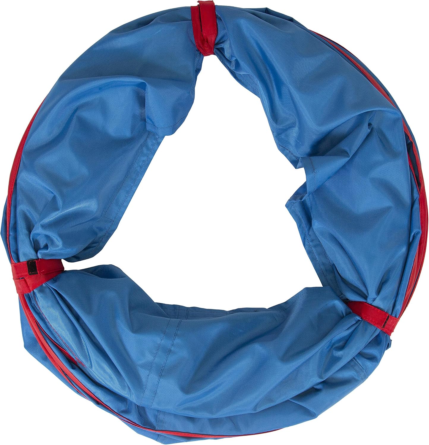 20513 Kids 9-Foot Institutional Crawl Play Tunnel, 9' x 22" Diameter, Blue/Red