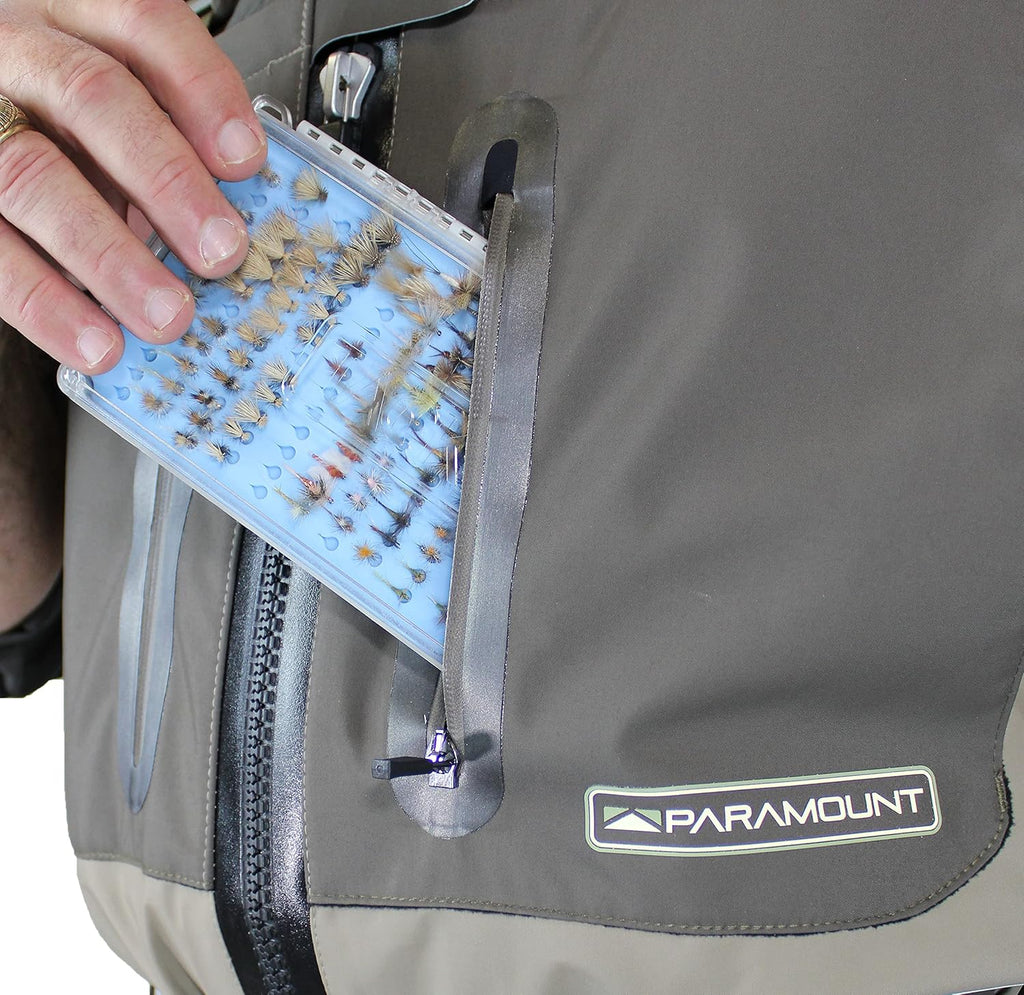 Deep Eddy Zippered Breathable Stockingfoot Chest Fishing Wader