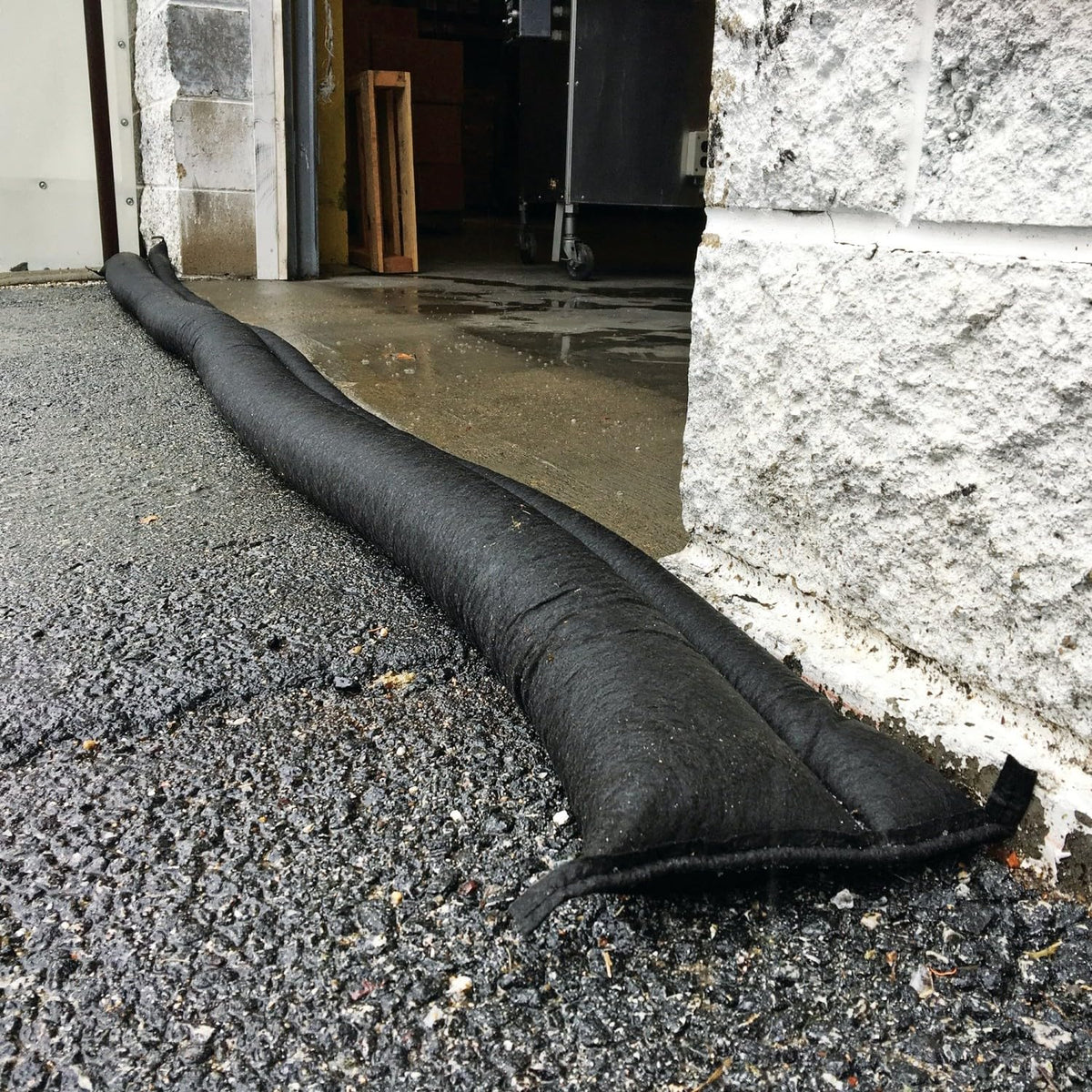 Water Barrier | Sandless Sandbags for Flooding | 2 Pack | 10'L x 6.5"W x .25"H | Water Diverter | PM50417