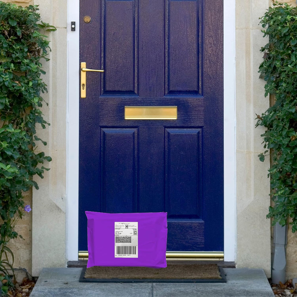 6" x 9" Purple Poly Mailers, Pack of 200