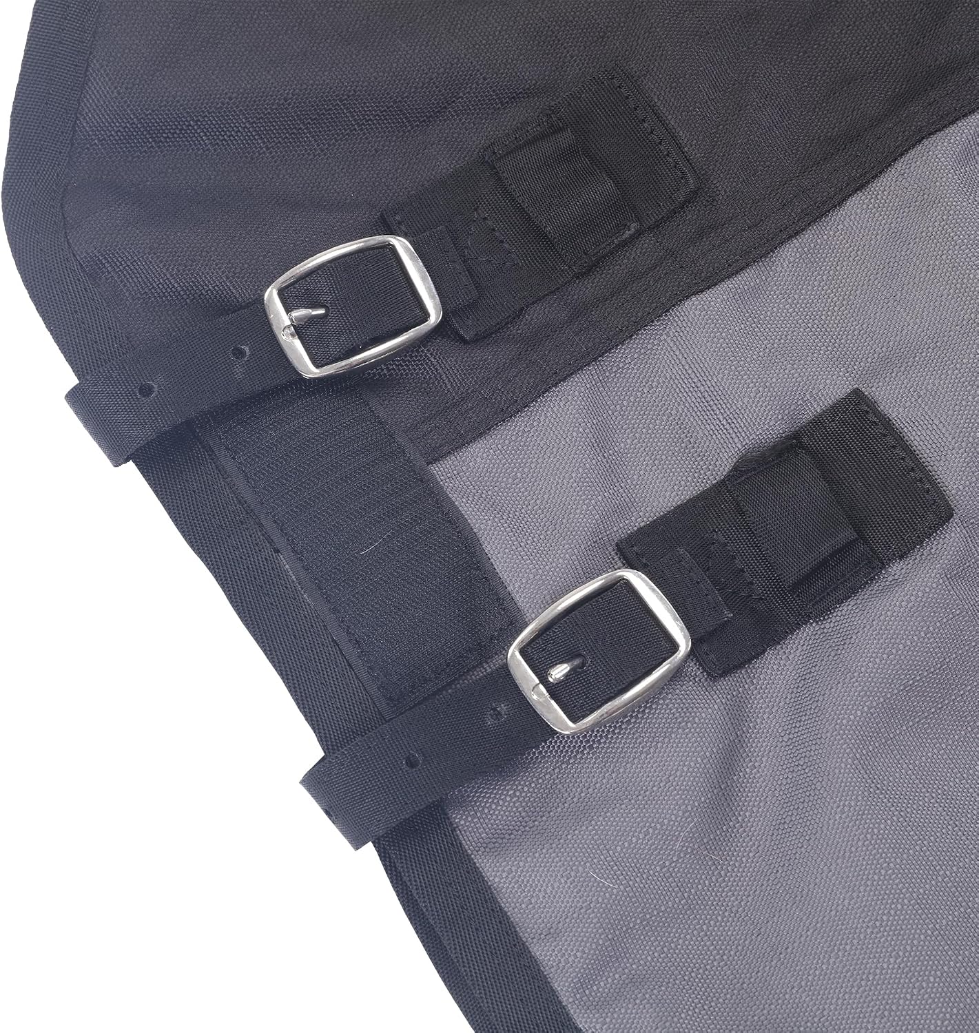 1200D Horse Blanket Waterproof Breathable Turnout (no Filling) Standard Neck Horse Sheet Black Grey 69IN