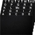 Alphabetical Index Card Dividers 4x6, 25 Index Card Box Dividers with Tabs | Sturdy Plastic Recipe Box Dividers 4x6