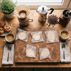 Unbleached Coffee Filter Papers for Home Office Brewing, 500PCS