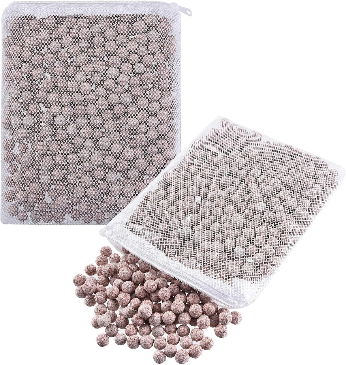 Aquarium Ceramic Filter Media Bio Filter Rings, Wine, 18 Lbs
