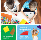 Brick Baseplate Classic Building Block Foundation Kit 20 Pack 10"x10" Platform Multi Color Bricks Stud Blocks