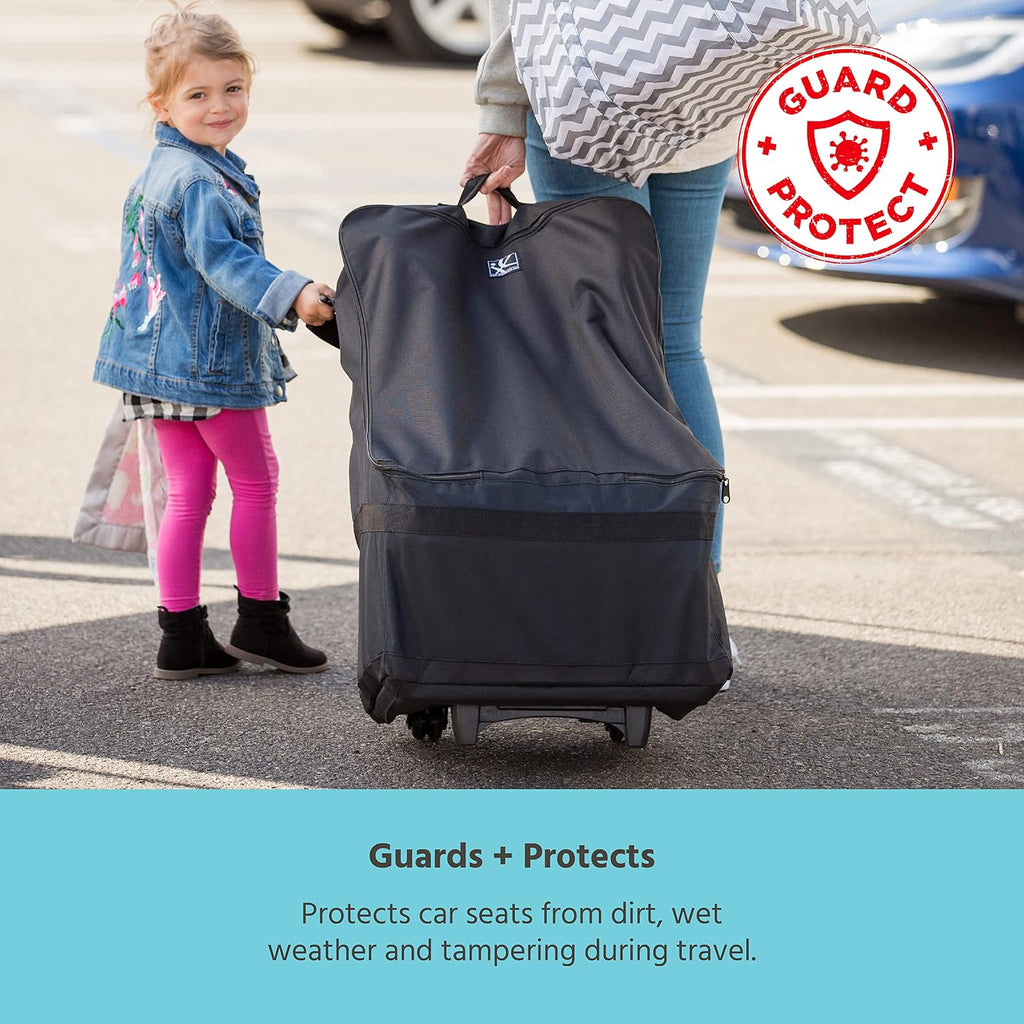 Wheelie Car Seat Bag - Travel Bag for Airplane, Fits Most Baby & Infant Car Seats, Boosters, & Carriers, Airport