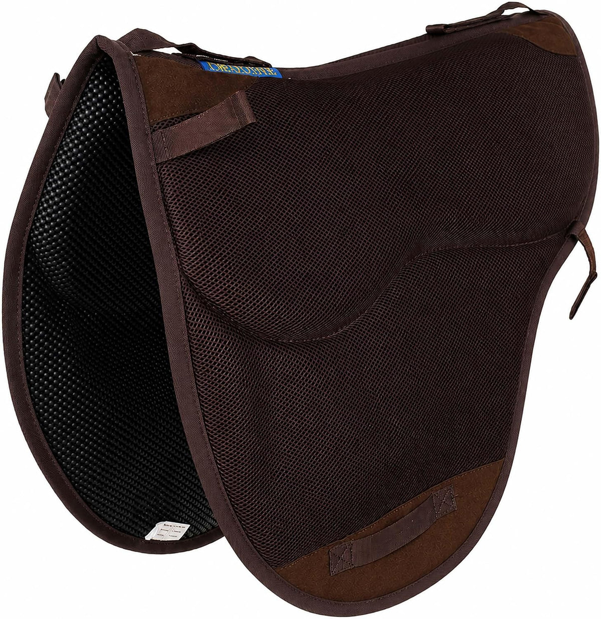 Horse English Endurance Treeless Non-Slip Neoprene Saddle Pad Brown 6405BR