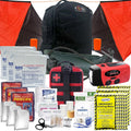 Denver: 3 Person 72 Hour Survival Backpack Kit - 210 Piece Bugout Bag - Upgraded Bug Out Kit w/Complete Tactical Home