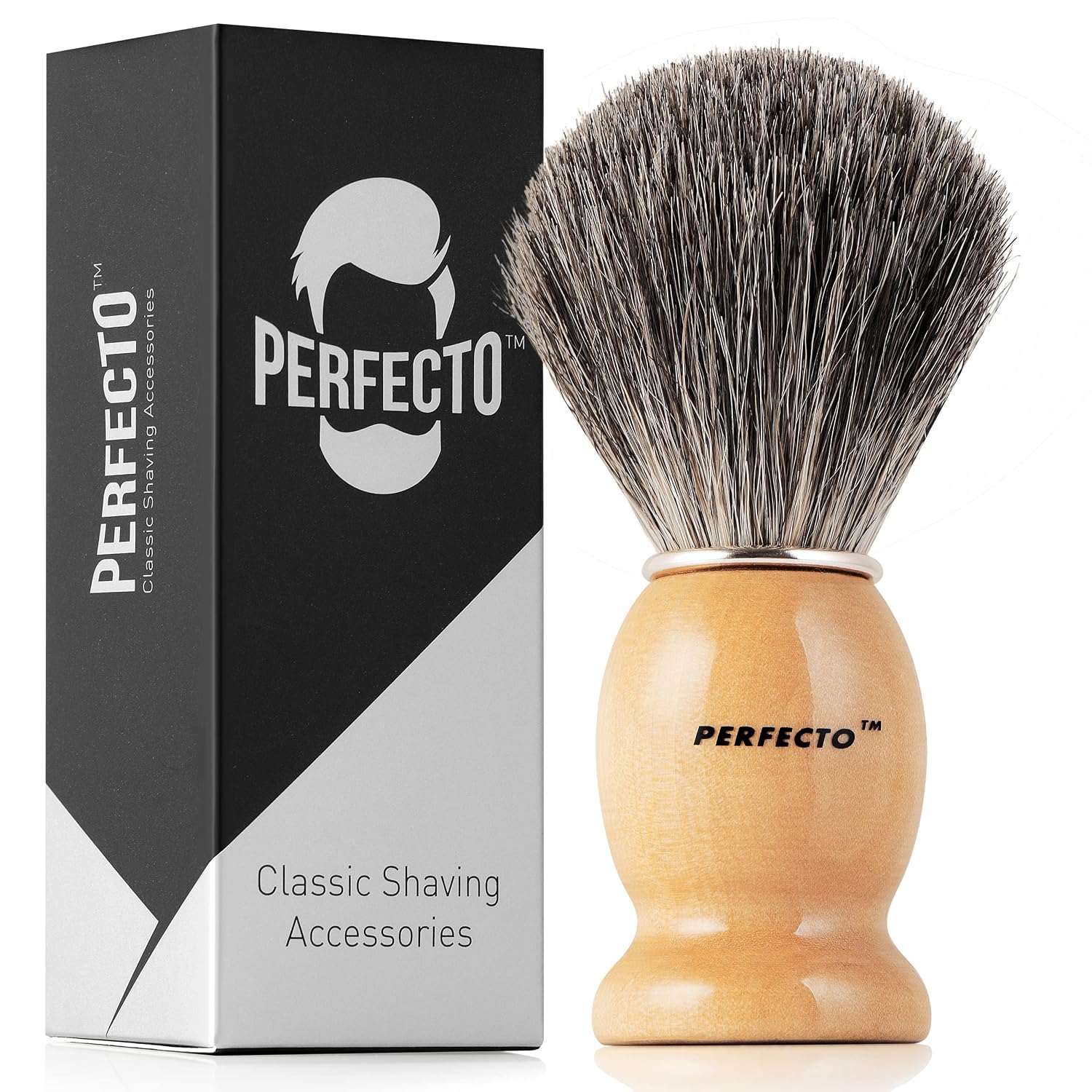 Synthetic Bristles Shaving Brush For Men, Engineered for The Best Shave of Your Life. Shaving Brush - Shave Brush for