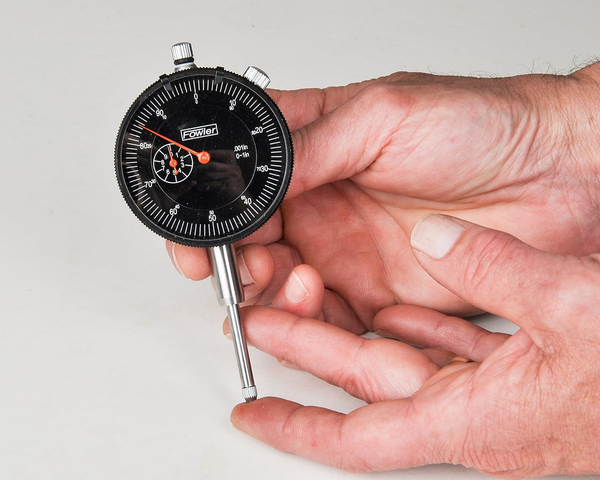 Fowler 52-520-109-0, Adg Dial Indicator With 0-1" Measuring Range (Black)