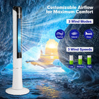 Tower Fan, 47.5" Standing Floor Fan