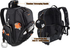 72Pockets Rolling Tool backpack, Tool Bag Backpack With Wheels