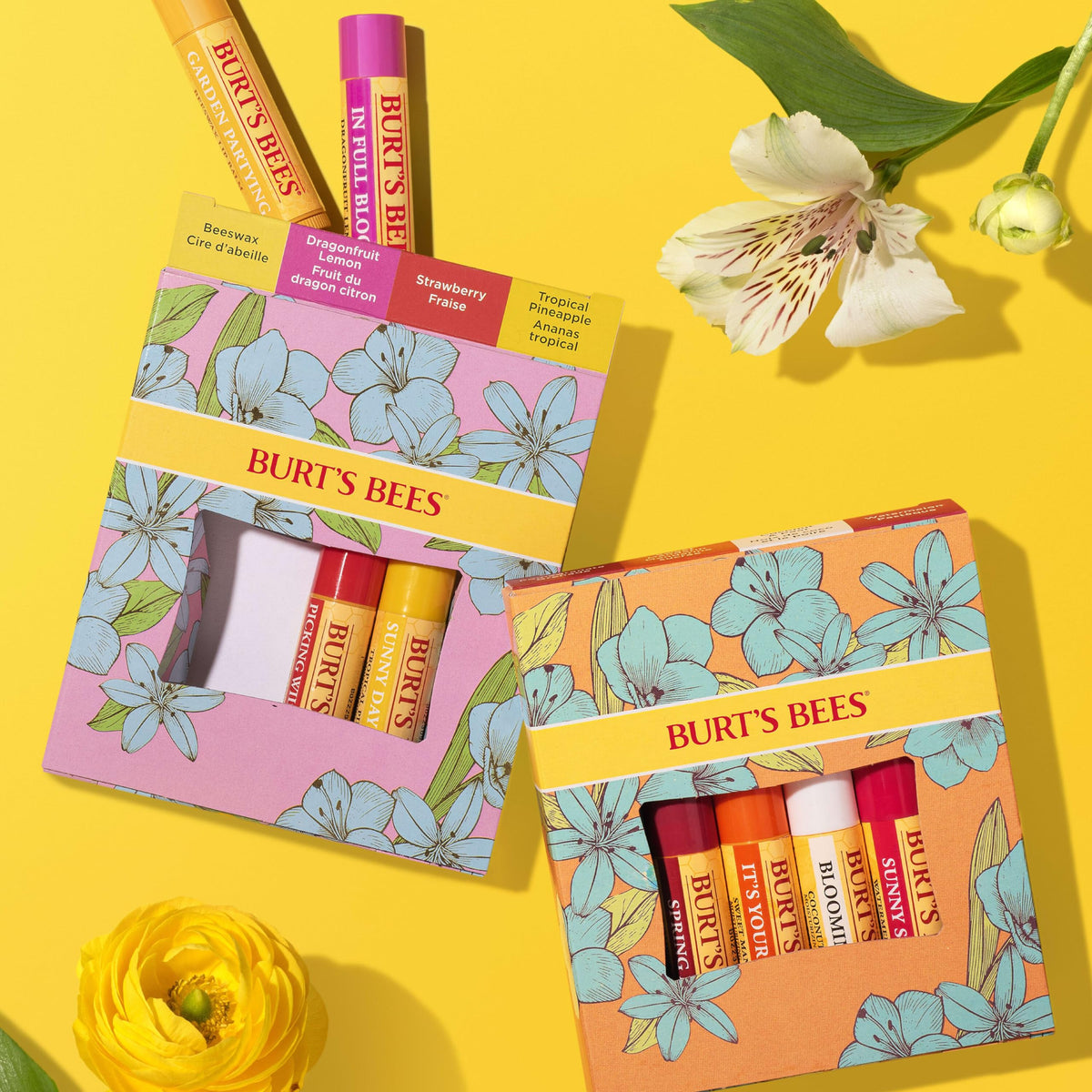 Lip Balm Set, In Bloom, 0.15 oz., 4 Tubes