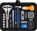 Watch Repair Tool Kit, Battery Replacement, Strap Adjustment, Bracelet Pin Removal, Band Link Remover, Resizing Tool