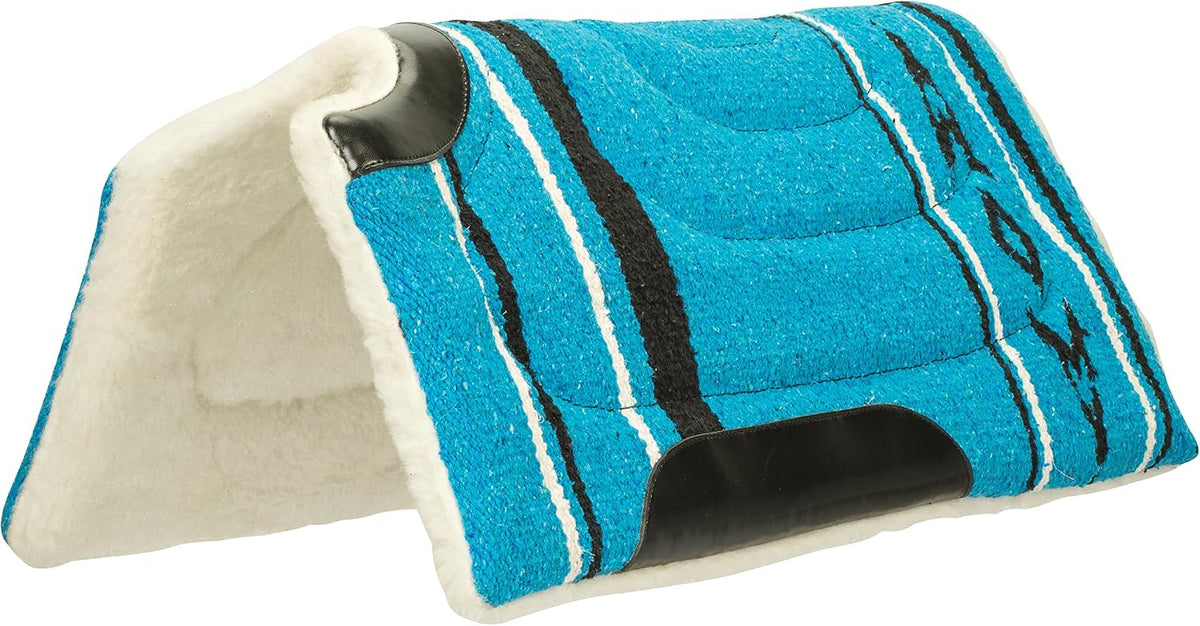 30" x 32" Cut Back Acrylic Saddle Pad Horse Saddle Pad, Shock Absorb Western Saddle Pad for Protection, Durable