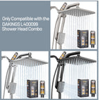 2-Pack Gray Shower Head Filter Replacement for L400099