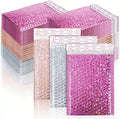 60 Pack Holographic Bubble Mailers, 6 x 9.5 Inch