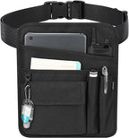 Server Apron, Serving Apron with Pockets for Waitress, Waiter Waist Tool Pouch Bag with 59'' Adjustable Belt