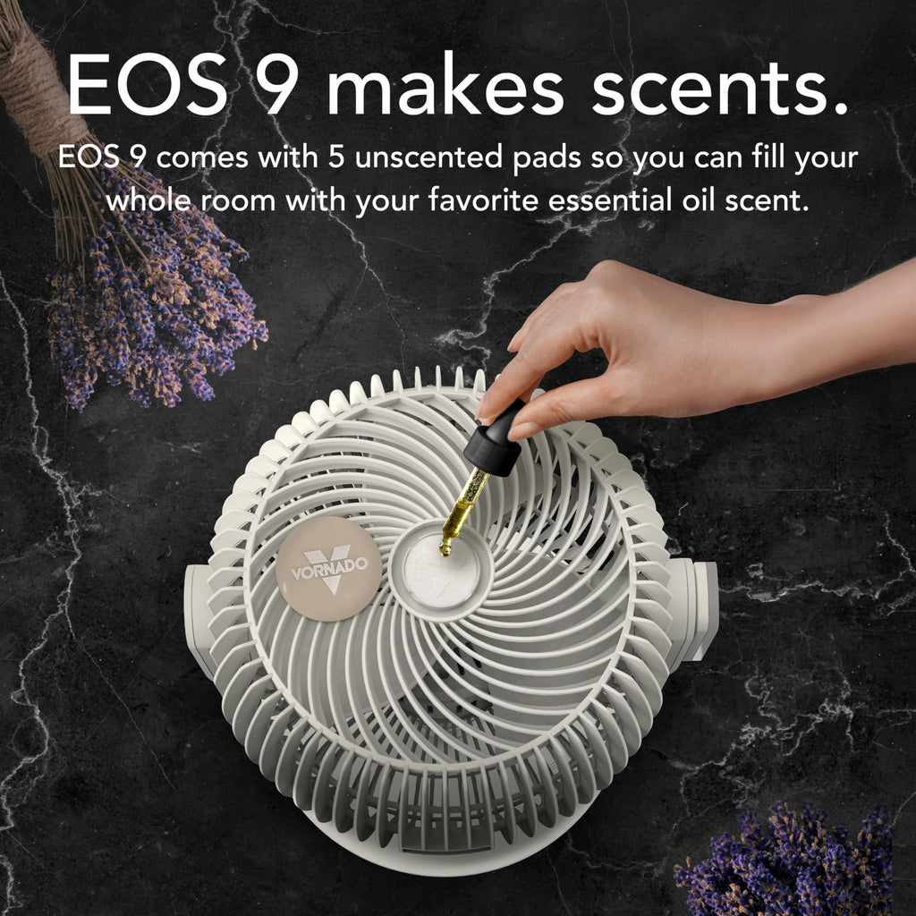 EOS 9 Large Air Circulator, Remote, Timer, Aromatherapy