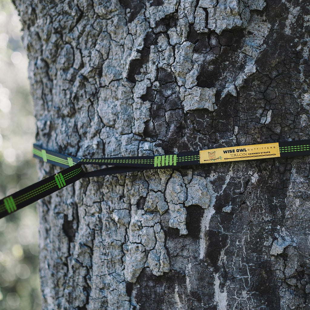 Hammock Straps for Trees – 10ft Heavy-Duty Tree Hanging Kit with Carabiners, 38 Loops & Hooks – Essential Hammock