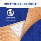 Fabric Adhesive Bandages, Assorted Sizes, 200 Count