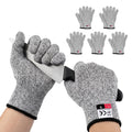 Cut Resistant Kitchen Gloves Level 5, Food Grade, 5 pairs, Size S