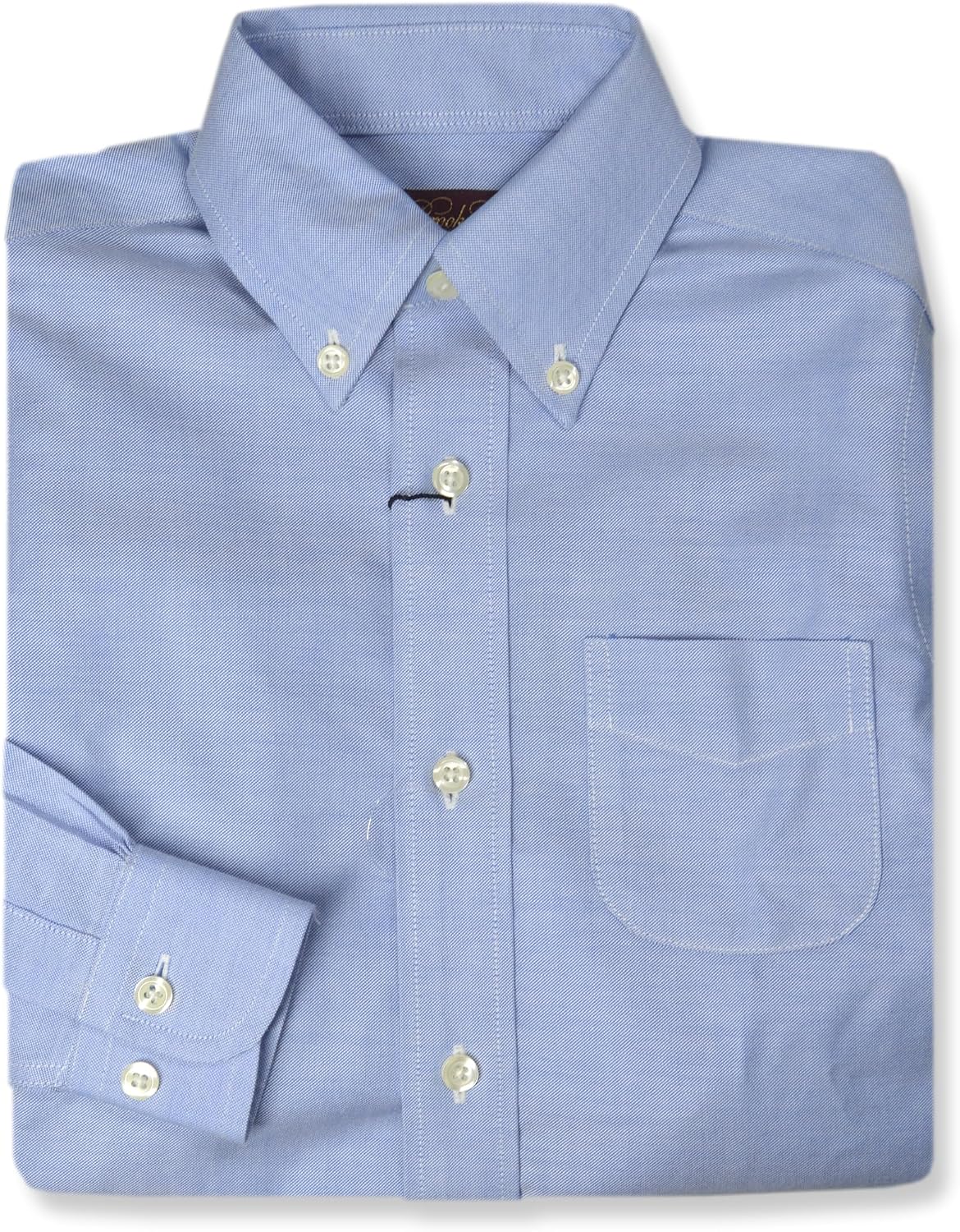 Brooks Brothers Kids Boys Oxford Supima Cotton Button Down Dress Shirt