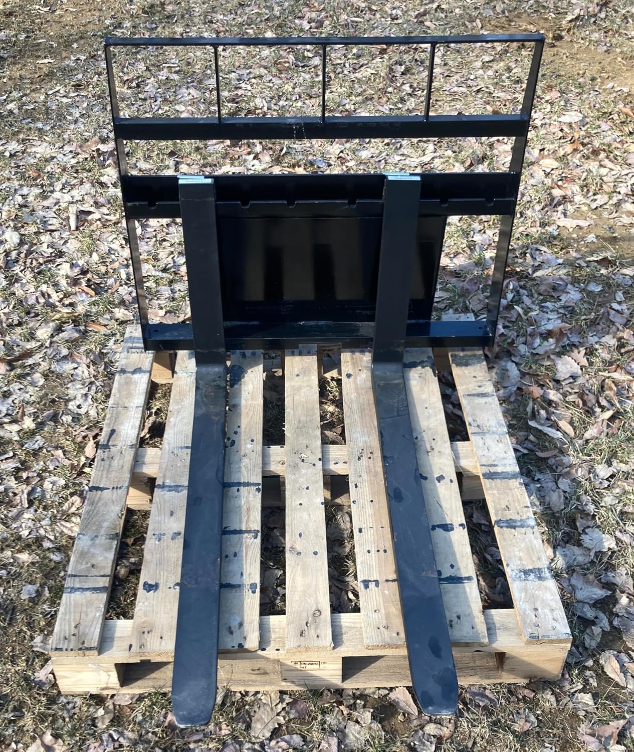 2000LB Pallet Forks Attachment-Dingo Style Mount Plate-42" Adjustable | Dingo Mount Material Handling Attachment