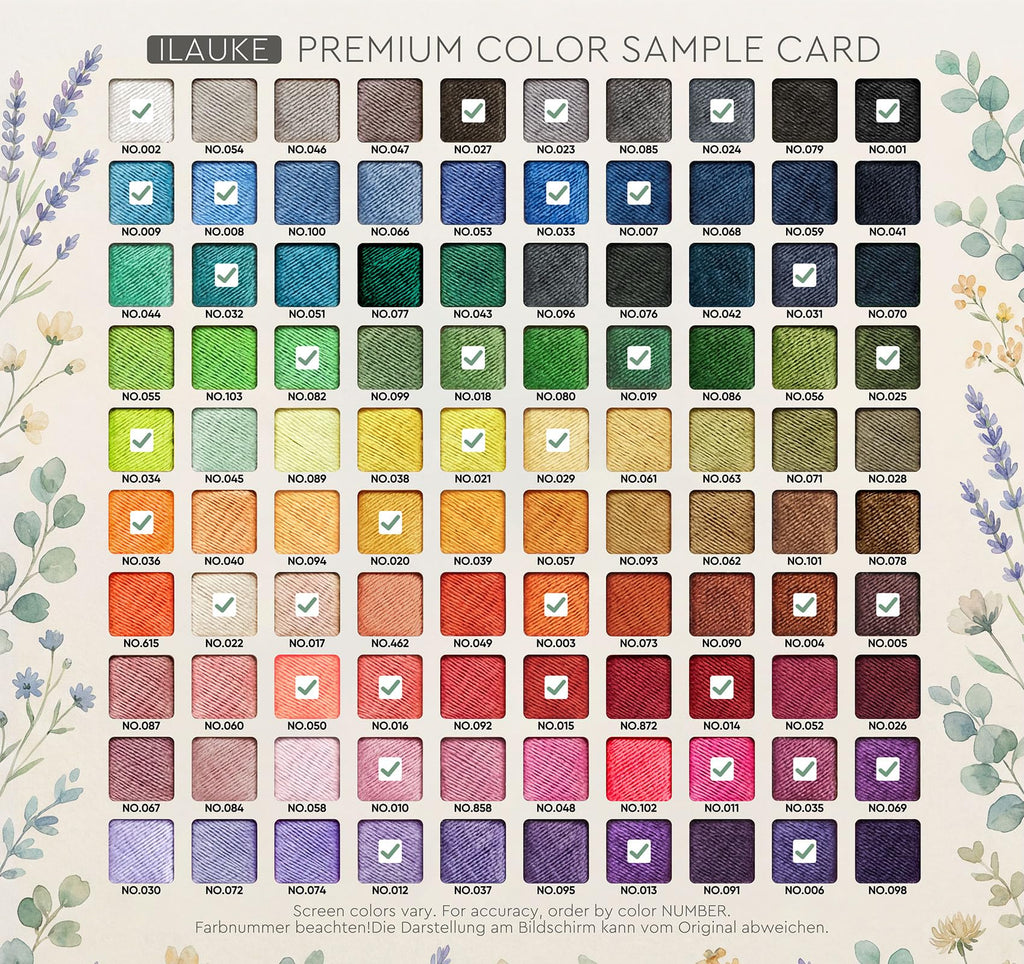 36 Colors 600 Yards Thread for Sewing, Polyester All Purpose Thread