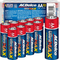 ACDelco UltraMAX 10-Count Double AA Batteries, Alkaline Battery with Advanced Technology for Home and Office, 10-Year