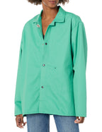 SparkGuard Flame Resistant Green Welding Jacket, 1 Jacket