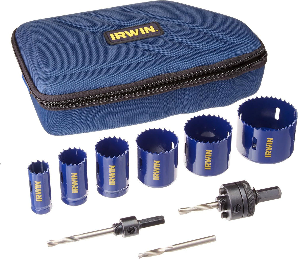 Irwin Tools IRWIN 3073003 Electricians Hole Saw Kit, 9-Piece