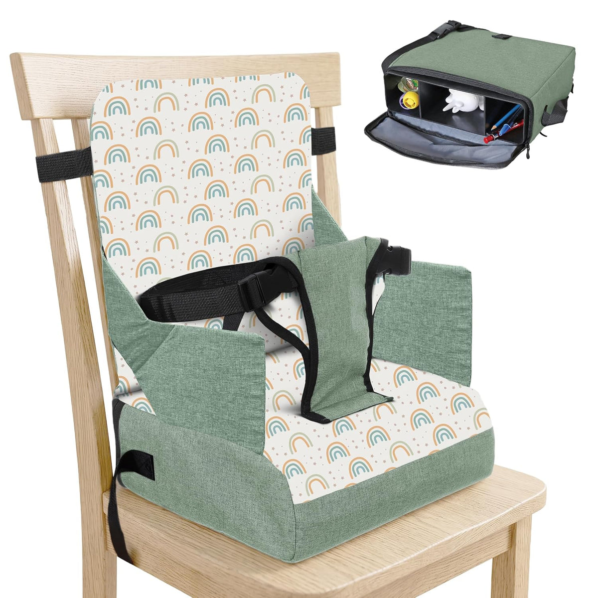 Dining Booster Seat - Portable High Chair for Dining Table