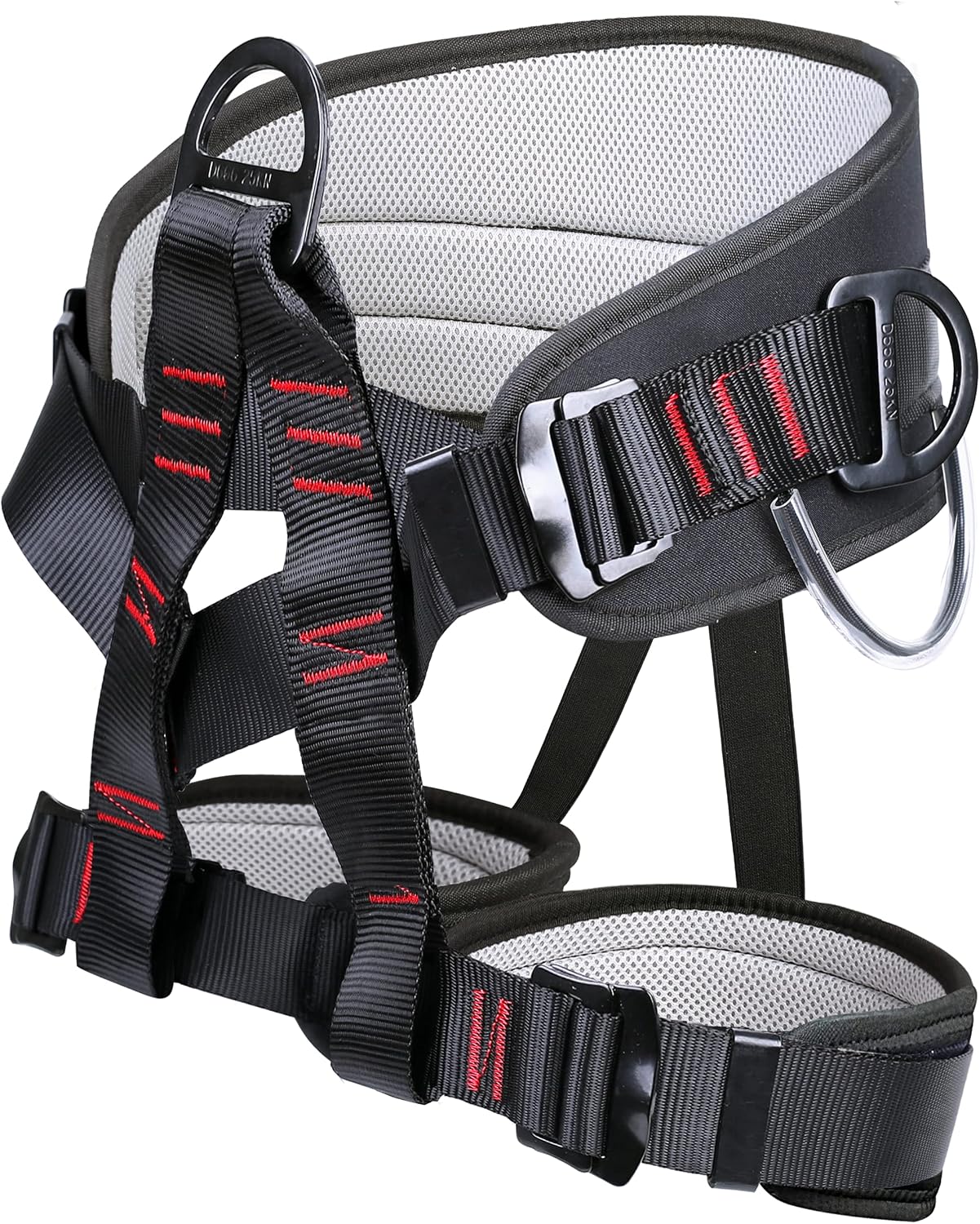 Adjustable Thickness Climbing Harness Half Body Harnesses for Fire Rescuing Caving Rock Climbing Rappelling Tree