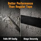 Black Duct Tape, Versatile Heavy Duty Waterproof Tape, 4'' X 32FT