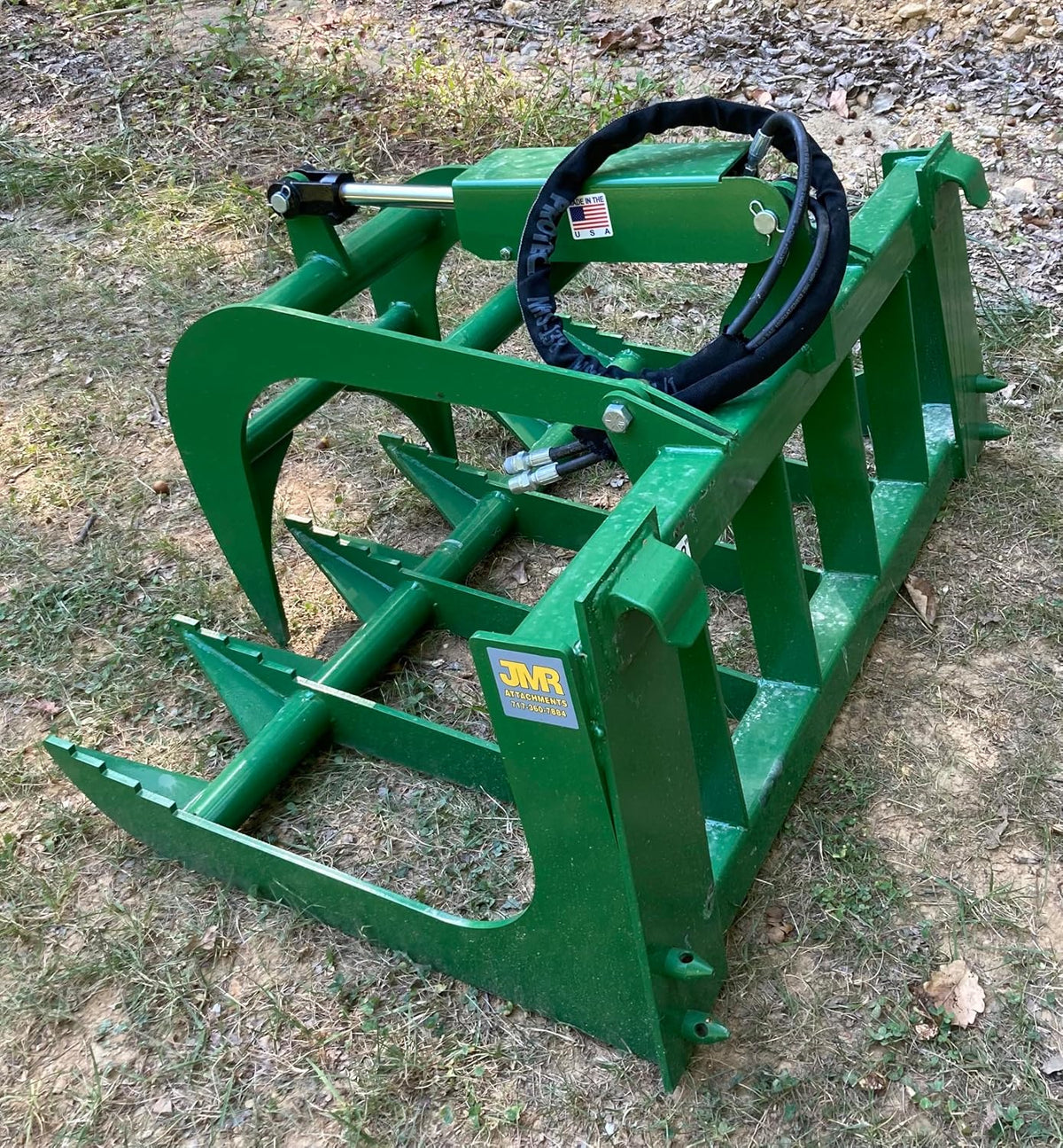 HD 48" Root Grapple for John Deere Tractor-48"Brush Grapple | John Deere Hook & Pin Mount Material Handling Attachment