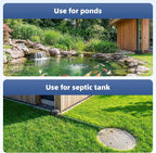 Pond Aerator, Ultra Quiet 43dB 635GPH Pond Air Pump Kit for Ponds