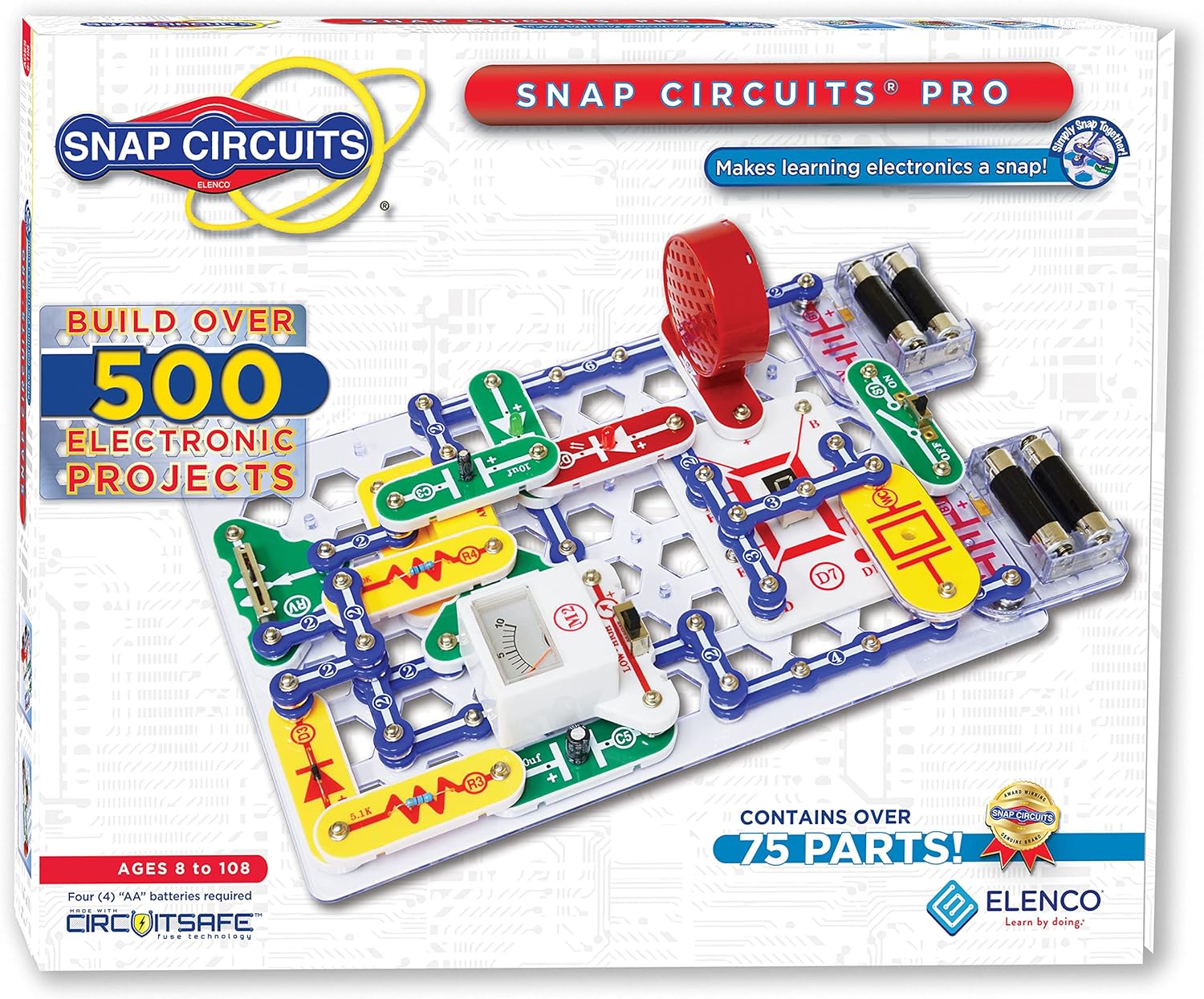 Elenco Snap Circuits Pro 500 in 1 Electronics Exploration Kit