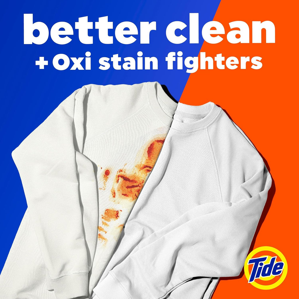 4-n-1 Ultra Oxi PODS Laundry Detergent Pacs, 57 Count, HE Compatible, Built in Pre-treater for Stains