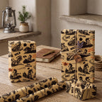 Mountain Bike Kraft Wrapping Paper Roll, Dirt Bike Life Gift Wrap for Cycling Lover, Birthday, Outdoor Party, 17 Inch