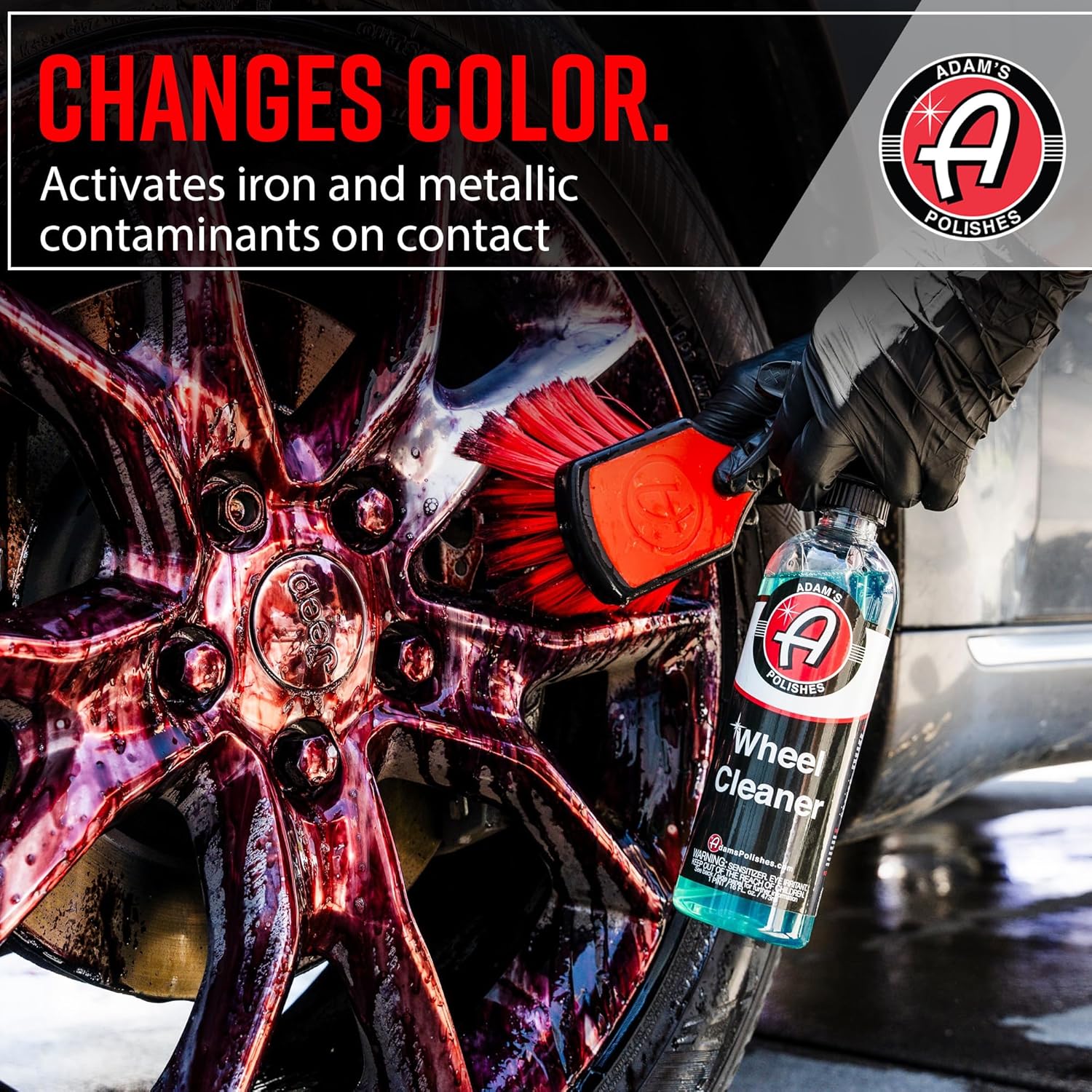 Wheel Cleaner 16oz - Tough Wheel Cleaning Spray for Car Wash Detailing | Rim Cleaner & Brake Dust Remover | Safe On