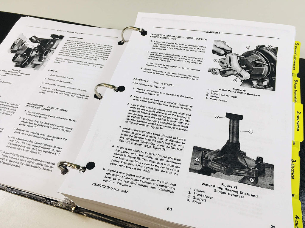 Service Manual for Ford 550 555 Tractor Loader Backhoe Repair Technical Shop Book