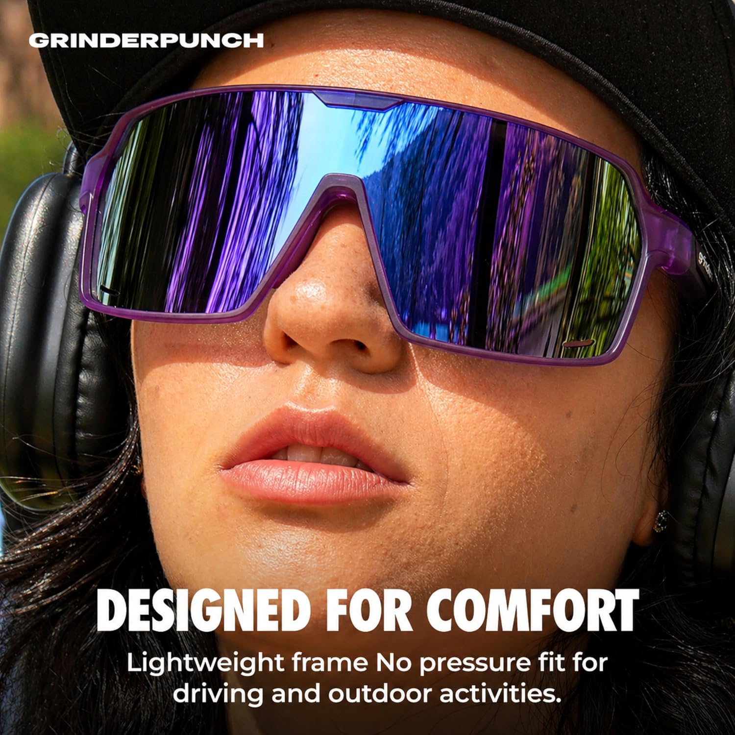 Polarized Sports Sunglasses for Men Women UV Protection Shades for Baseball Running Cycling Skiing & Pickleball