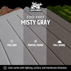 Cool Foot Pool Deck Coating, Cooling, Misty Grey, 5 Gallon