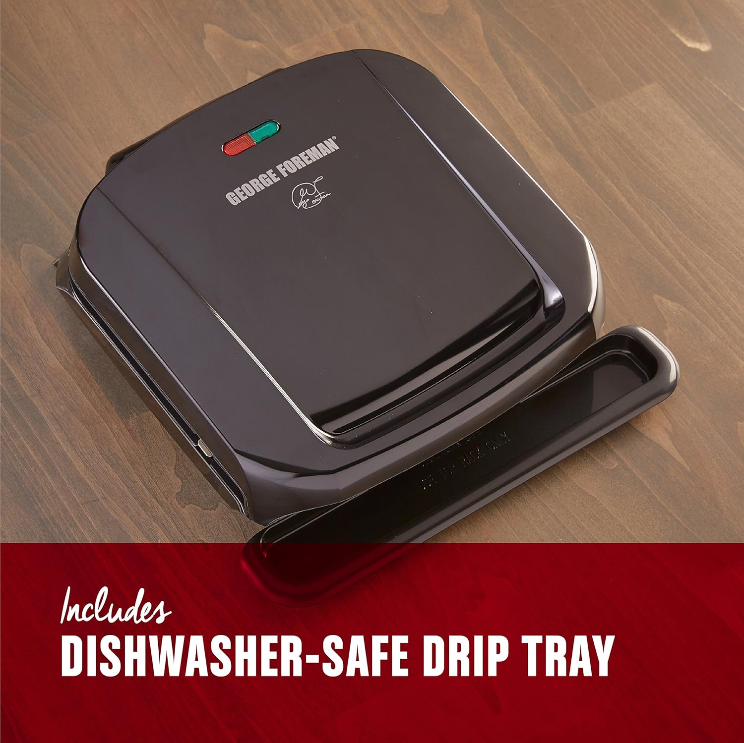 4-Serving Indoor Grill with Removable Plates