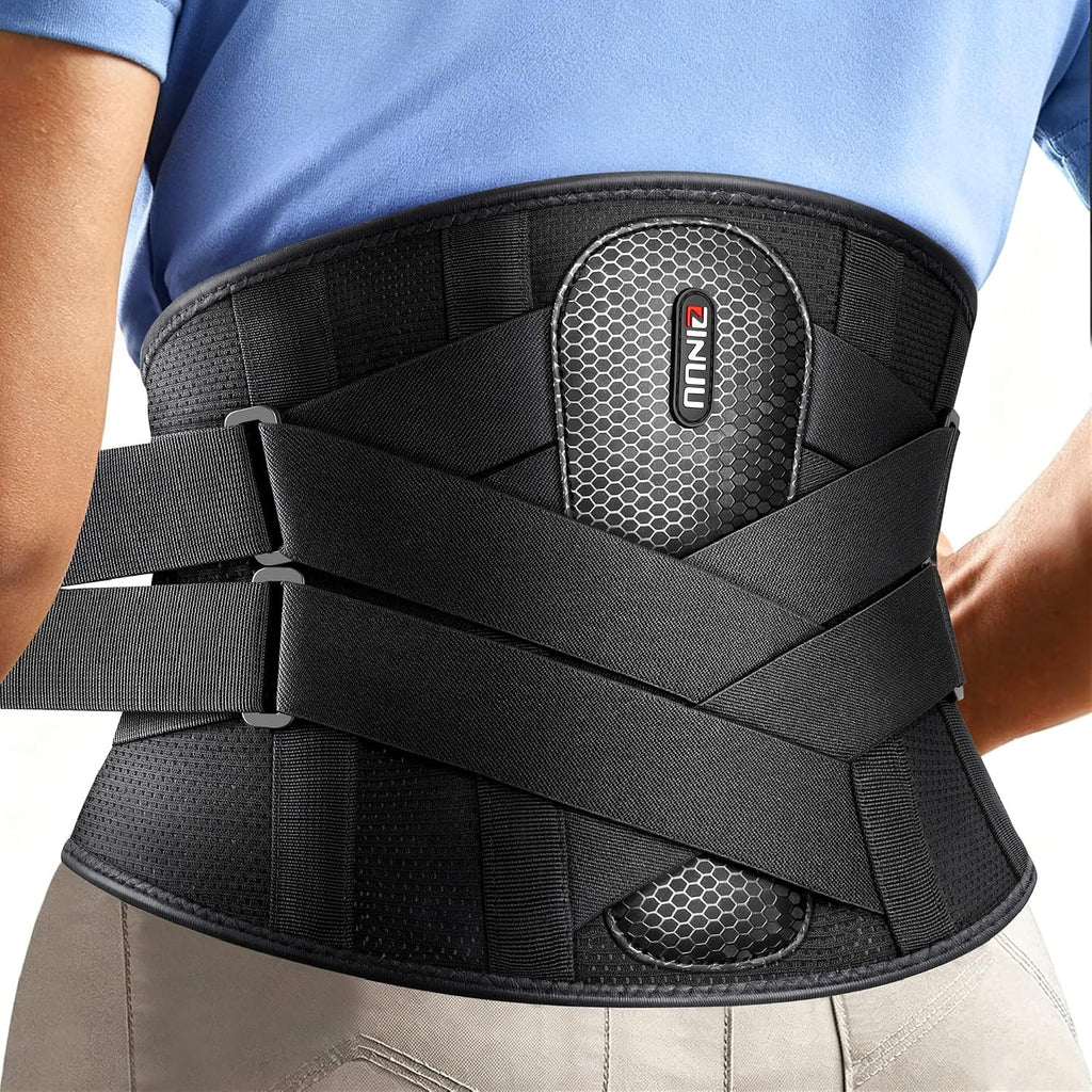Back Brace for Women Men Lower Back Pain, Adjustable Lumbar Support Belt